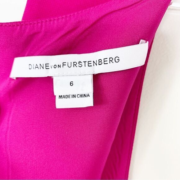 Diane von Furstenberg Pink Tose‎ Halle Sheath Dress 6 - Picture 11 of 16